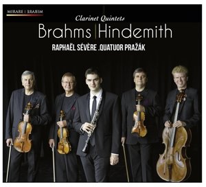 Cover for Prazak Quartet Severe · Brahms Hindemith Clarinet Quintets (CD) (2017)