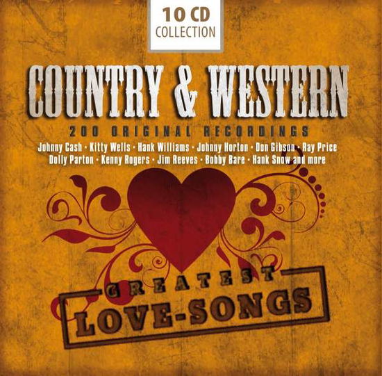 Cover for Country and Western · Greatest Love-songs (CD) (2013)