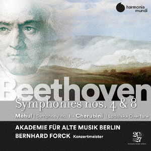 Cover for Akademie Fur Alte Musik Be · Beethoven: Symphonies Nos. 4 &amp; 8 - Mehul: Symphony No. 1 - Cherubini:lodoiska Ov (CD) [Japan Import edition] (2022)