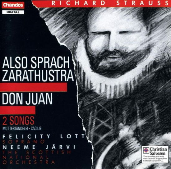 Cover for Lott F. / Scottish National Orchestra / Paling E. / Jarvi N. · Also Sprach Zarathustra Op. 30 / Don Juan Op.20 / 2 Songs: Muttertandelei - Cacilie (CD) (1987)