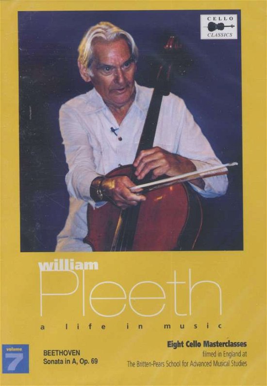 A Life In Music 7: Beethoven Sonatas - William Pleeth - Film - CELLO CLASSICS - 5023581190828 - 1. december 2007