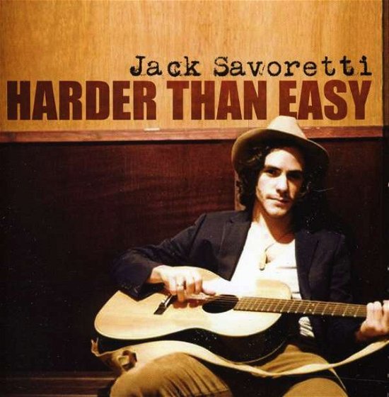 Cover for Jack Savoretti · Harder Than Easy (CD) (2011)