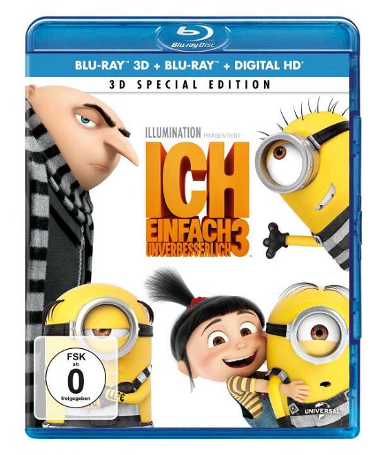 Cover for Keine Informationen · Ich Einfach Unverbesserlich 3 (Blu-ray 3d+... (Blu-ray) (2017)