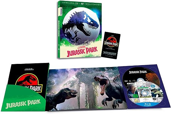 Cover for Richard Attenborough,laura Dern,jeff Goldblum,samuel L. Jackson,sam Neill,john Williams · Jurassic Park (Blu-ray+dvd) (Blu-ray) (2020)
