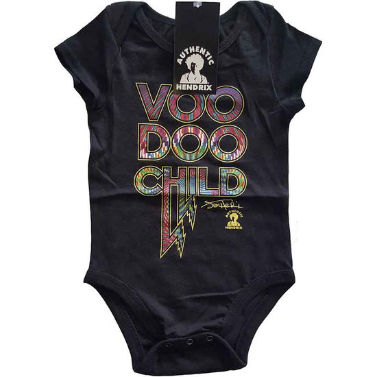 Cover for The Jimi Hendrix Experience · Jimi Hendrix Kids Baby Grow: Voodoo Child (6-9 Months) (CLOTHES) [size 6-12mths] [Black - Kids edition] (2021)