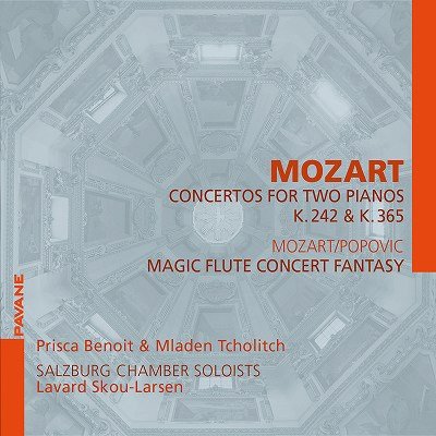 Cover for Benoit, Prisca / Mladen Tcholitch · Mozart: Concertos for Two Pianos K.242 &amp; K.365 (CD) (2022)