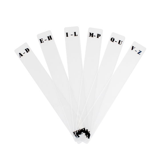 Record Dividers 6 Pcs (A-z)acr - Vinyl Display Accessories - Koopwaar - SMD - 5709165346828 - 