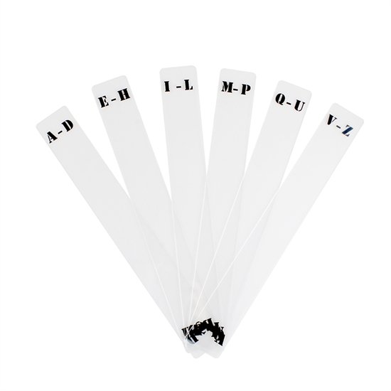 Cover for Vinyl Display Accessories · Record Dividers 6 Pcs (A-z)acr (TILBEHØR)