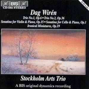 Cover for Wiren / Stockholm Arts Trio · Trios 1 &amp; 2 / Sonatinas / Ironical Miniatures (CD) (1994)