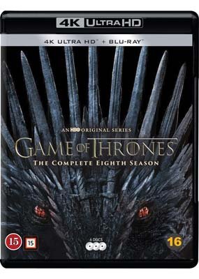 Cover for Game of Thrones · Game of Thrones - Season 8 (4K UHD + Blu-ray) [4K edition] (2020)