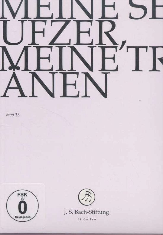 Johann Sebastian Bach: Meine Seufzer, Meine Tränen (bwv 13) [DVD] - J.S. Bach-Stiftung / Lutz,Rudolf - Filme - J.S. Bach-Stiftung - 7640151161828 - 8. Juni 2015