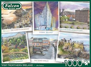 Cover for Jumbo · Falcon Legpuzzel - Visit Northern Ireland 1000st. (Toys)