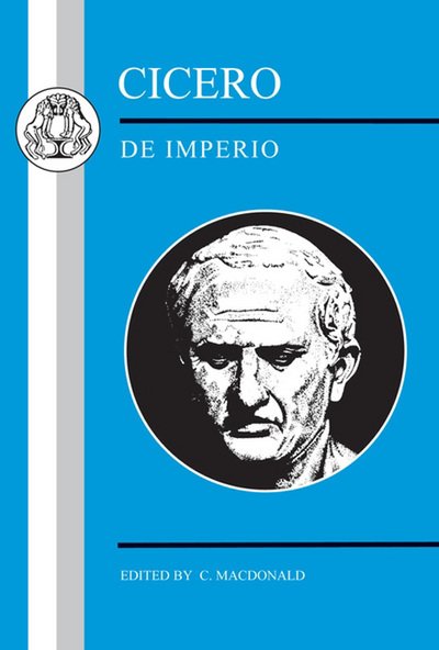 Cover for Marcus Tullius Cicero · De Imperio - Bristol Classical Paperbacks (Paperback Book) (1998)