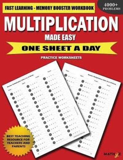 Cover for Mathyz Learning · Multiplication Made Easy (Paperback Book) (2018)