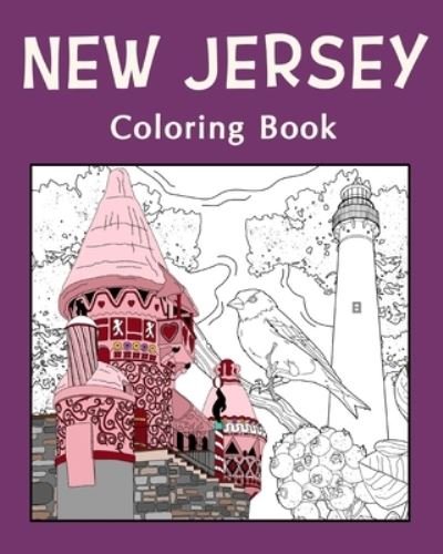 New Jersey Coloring Book - Paperland - Books - Blurb - 9781034967828 - April 26, 2024