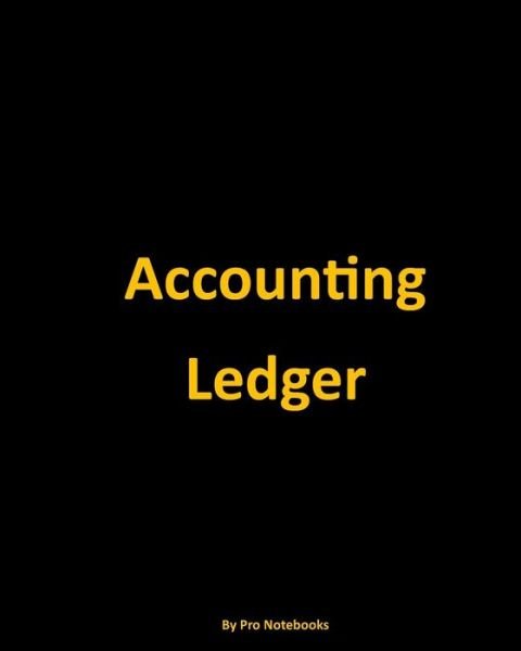 Cover for Pro Notebooks · Accounting Ledger (Paperback Book) (2019)