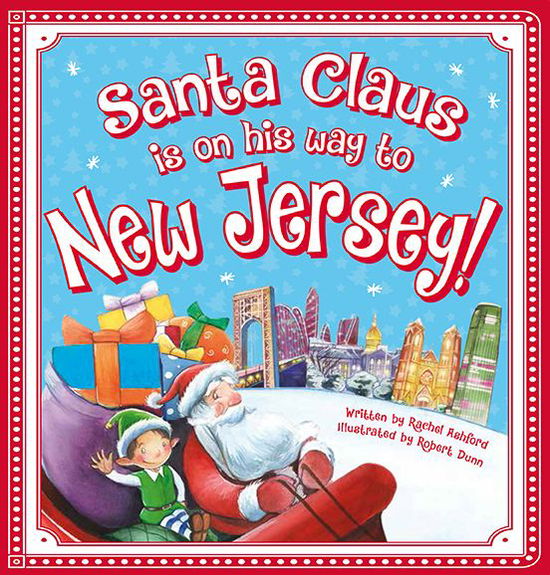 Cover for Steve Smallman · Santa Claus is on His Way to New Jersey! (Board book) (2015)