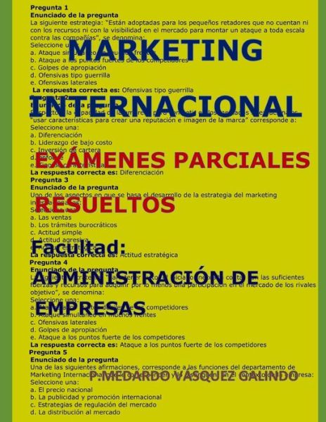 Marketing Internacional- Ex - V - Bøger - Independently Published - 9781719981828 - 31. august 2018