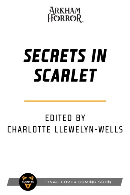 Cover for James Fadeley · Secrets in Scarlet: An Arkham Horror Anthology - Arkham Horror (Taschenbuch) [Paperback Original edition] (2023)
