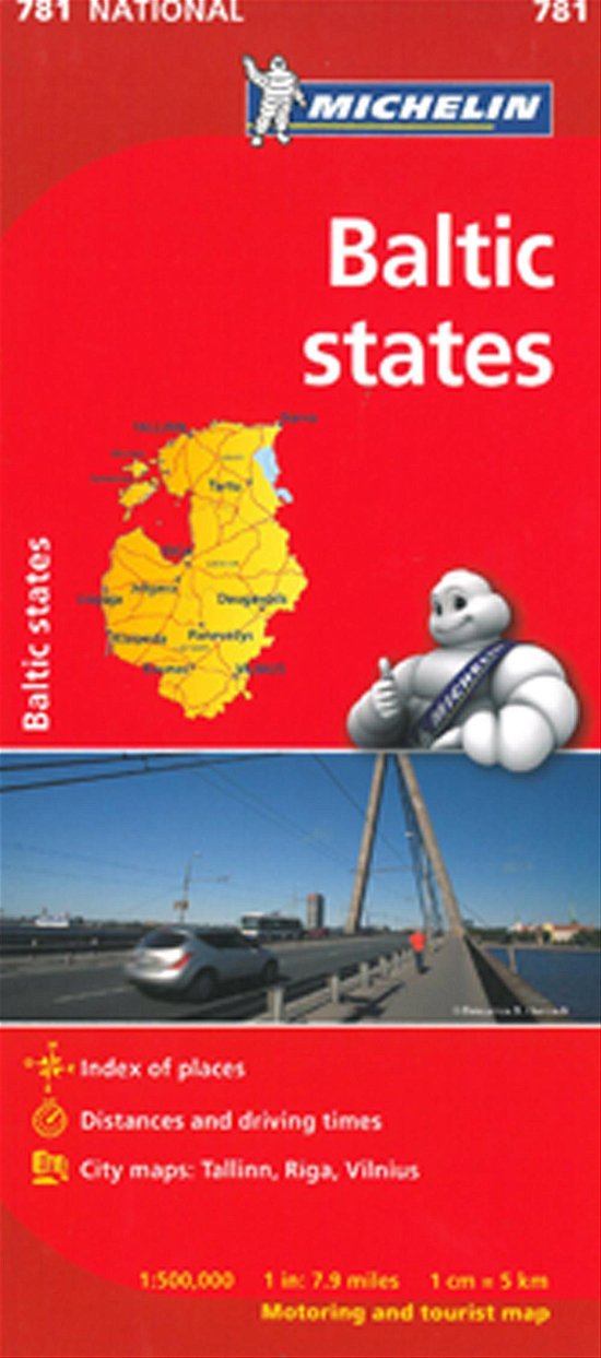 Cover for Michelin · Baltic States - Michelin National Map 781: Map (Map) (2012)