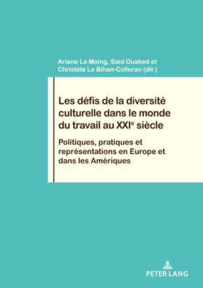 Cover for Les Defis de la Diversite Culturelle Dans Le Monde Du Travail Au Xxie Siecle: Politiques, Pratiques Et Representations En Europe Et Dans Les Ameriques - Travail Et Societe / Work and Society (Paperback Book) (2020)