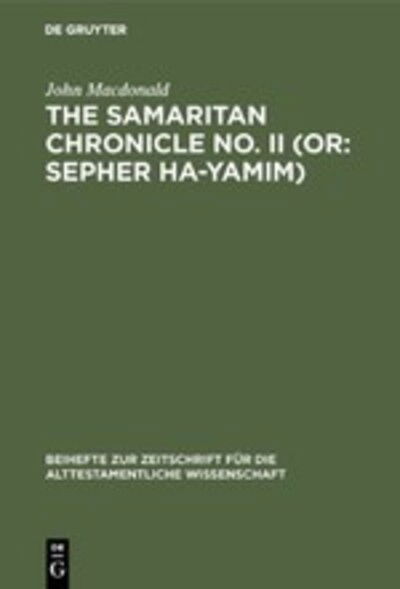 Cover for Macdonald · The Samaritan Chronicle No. I (Buch) (1969)