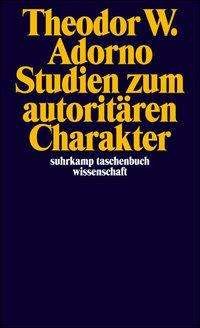 Cover for Theodor W. Adorno · Suhrk.TB.Wi.1182 Adorno.Studien z.autor (Book)
