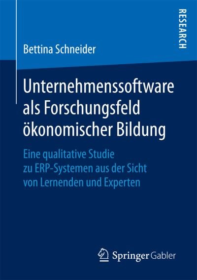 Cover for Schneider · Unternehmenssoftware als Fors (Bog) (2017)
