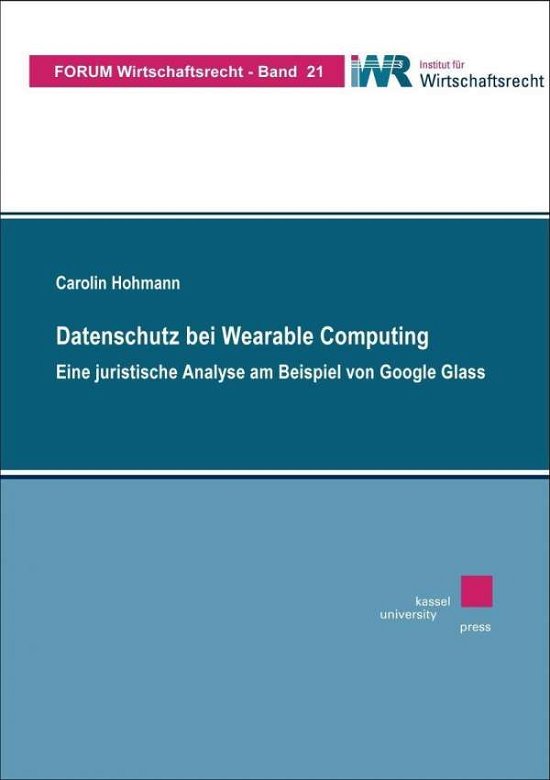 Cover for Hohmann · Datenschutz bei Wearable Comput (Bog)