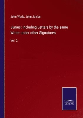 Cover for John Wade · Junius (Taschenbuch) (2022)