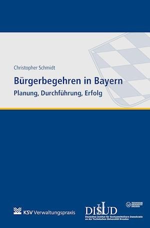 Cover for Christopher Schmidt · Bürgerbegehren in Bayern (Pocketbok) (2021)