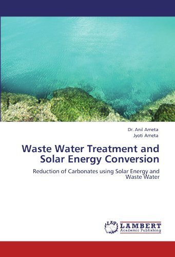 Cover for Jyoti Ameta · Waste Water Treatment and Solar Energy Conversion: Reduction of Carbonates Using Solar Energy and Waste Water (Paperback Book) (2011)