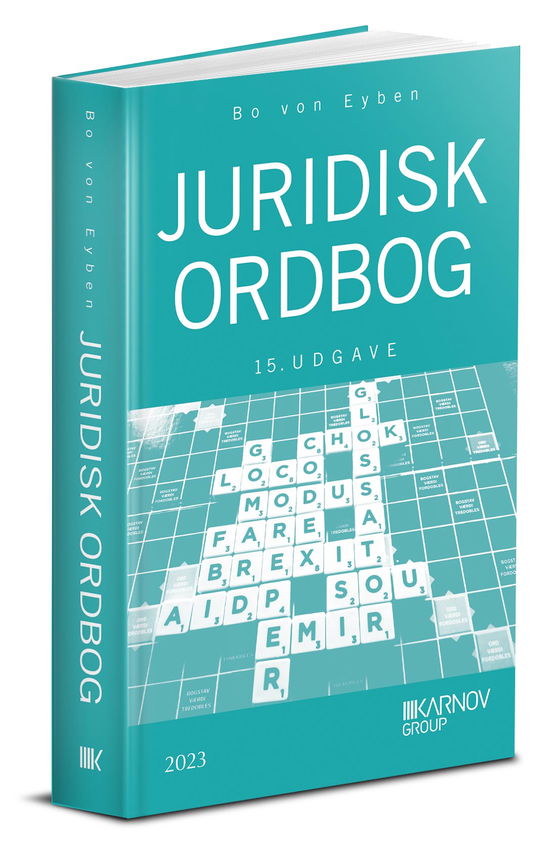 Cover for Bo von Eyben · Juridisk ordbog (Hardcover Book) [15e édition] (2023)