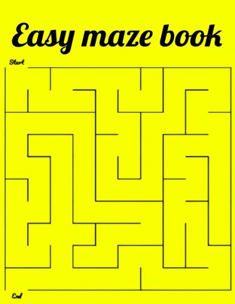 Cover for Donfrancisco Inc · Easy maze book (Paperback Book) (2021)