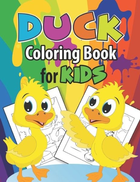 Cover for Gifthub Publication · Duck Coloring Book for kids (Taschenbuch) (2020)