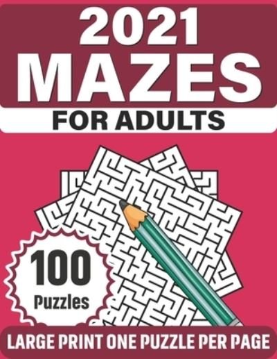 Cover for Jk Rico Berryman Publication · 2021 Mazes For Adults (Taschenbuch) (2021)