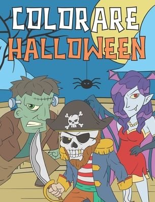 Colorare Halloween - Bee Art Press - Bøger - Independently Published - 9798694767828 - 7. oktober 2020