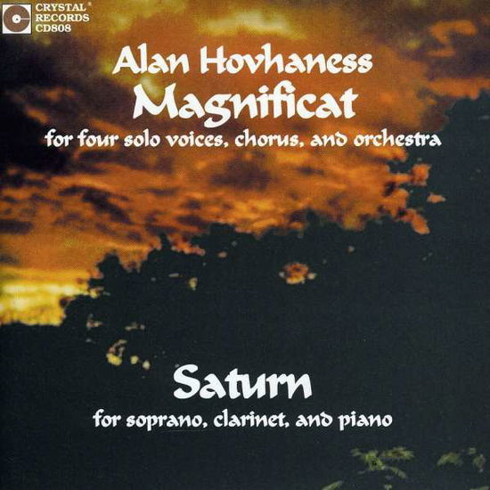 Cover for Alan Hovhaness · Hovhaness: Magnificat, Op.157 / Saturn, Op.243 (CD) (2024)