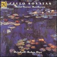 Cover for Saint-saens / Beethoven / Baker / Drinkall · Cello Sonatas (CD) (1996)