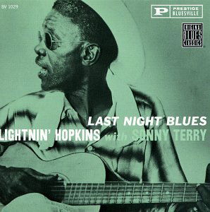 Cover for Lightnin Hopkins · Last Night Blues (CD) (1993)