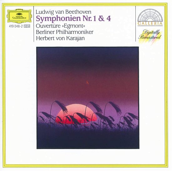 Cover for Karajan Herbert Von / Berlin P · Beethoven: Symp. N. 1 &amp; 4 / Eg (CD) (2001)