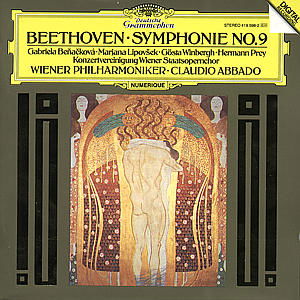 Symphony No 9 - Beethoven / Prey / Lipovsek / Vpo / Abbado - Musik - DEUTSCHE GRAMMOPHON - 0028941959829 - 13. februar 1987