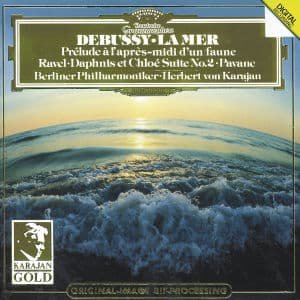 Cover for Karajan Herbert Von / Berlin P · Debussy / Ravel: La Mer / Pava (CD) (2001)