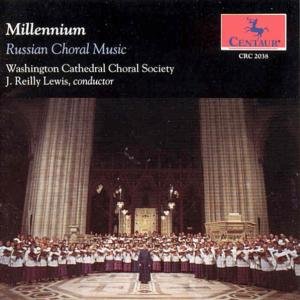 Cover for Washington Cathedral Choral Society · Millenium: Russian Choral Music (CD) (1993)