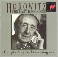 Cover for Vladimir Horowitz · Horowitz - the Last Recording (CD) (2006)