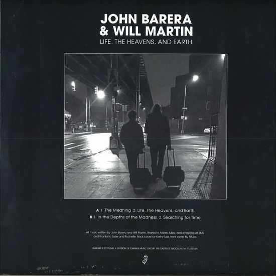 Cover for Barera, John &amp; Martin, Will · Lp-john Barera &amp; Will Martin-life the Heaven (LP) (2019)