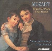 Music for Piano Four Hands - Mozart / Reisenberg Balsam - Musikk - BRIDGE - 0090404914829 - 22. juni 2004