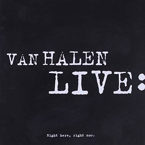 Cover for Van Halen · Live - Right Here Right Now (CD) [Live edition] (1993)