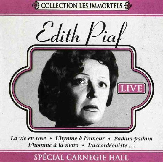 Cover for Edith Piaf · Les Immortels (CD) (1990)