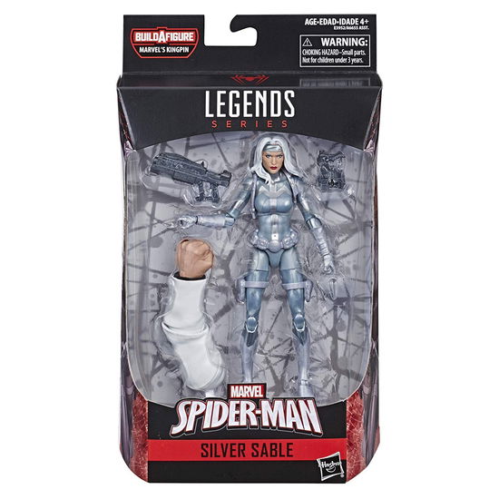 Cover for Hasbro Marvel Legends Series Spiderman · Silver Sable (Toys)